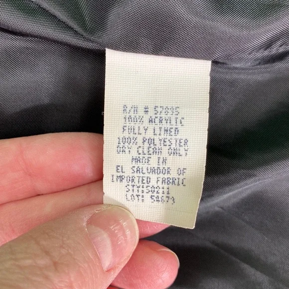 Requirements Petite Classic Black and Pink Plaid Tweed Jacket - Picture 14 of 14